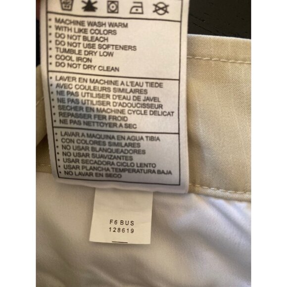 Nike Golf Dri Fit Long Beige Shorts Size 6 - Picture 6 of 7